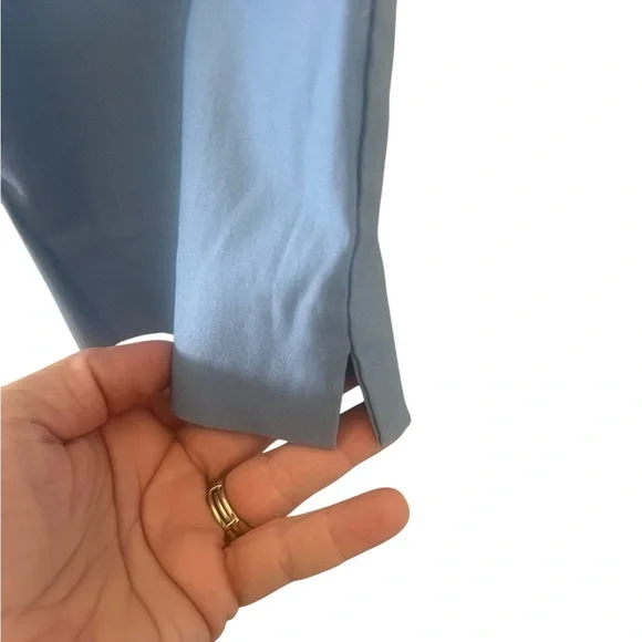 PECK&PECK STRETCHY BABY BLUE PANTS-8P EUC - Picture 3 of 4